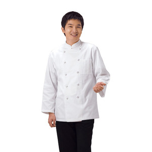 [라인] 식당 매듭단추 유니폼 KU101 화이트(White)